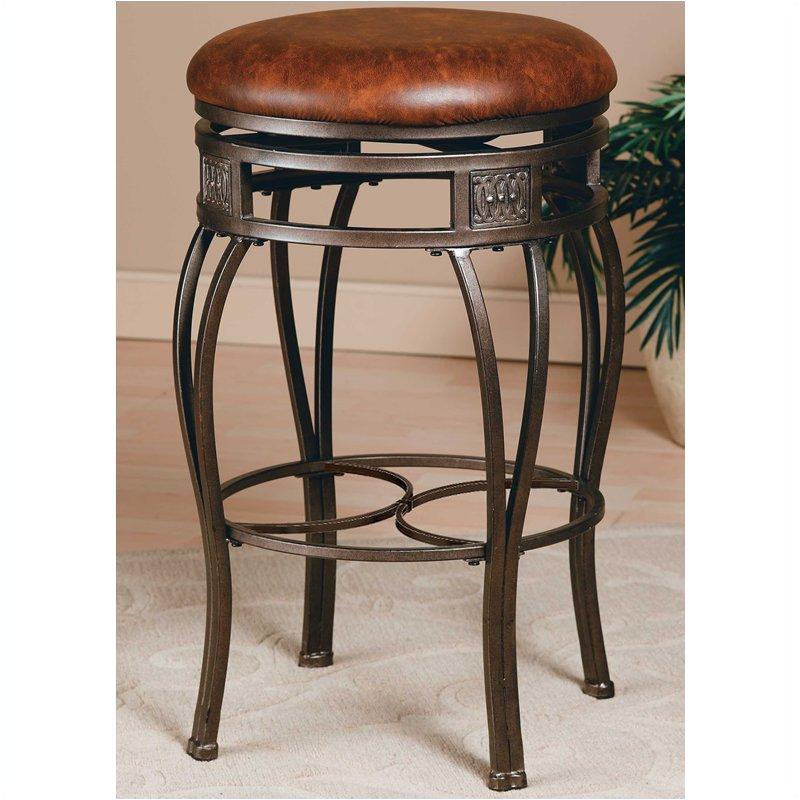 hillsdale montello backless swivel bar stool