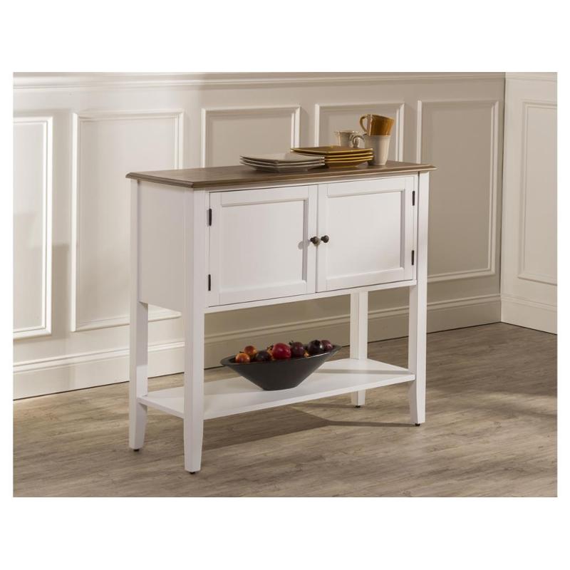 5791850 Hillsdale Furniture Bayberry Server white