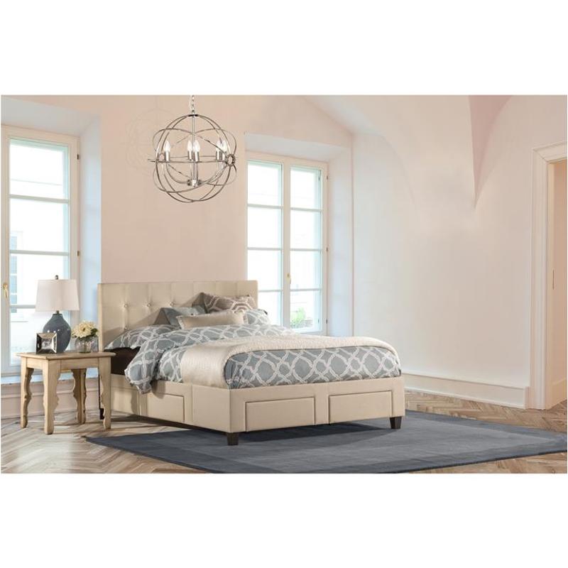 1284-670-st Hillsdale Furniture Duggan King Upholstered Bed St