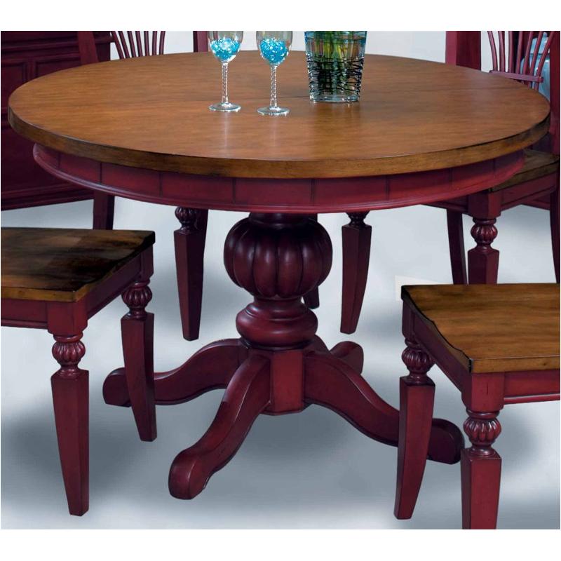 60354 Philip Reinisch Company Red Bienville Dining Table