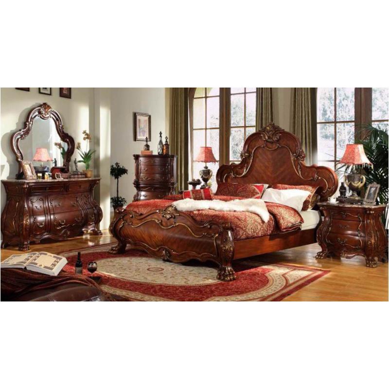 B1600-ck Mc Ferran Home Furnishings California King Bed - Brown