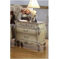 B8301-n Mc Ferran Home Furnishings Bordeaux - Antique White Bedroom Furniture Nightstand
