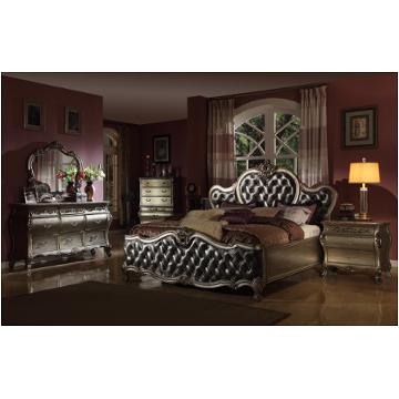 B8302-ek Mc Ferran Home Furnishings Bordeaux - Silver Bedroom Furniture Bed
