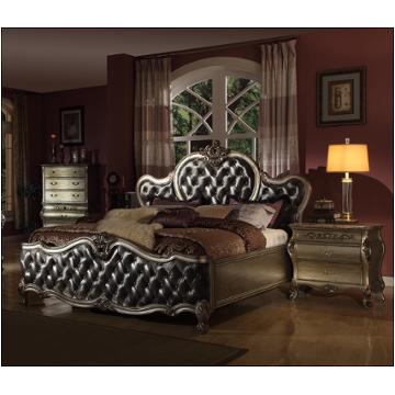 B8302-ck Mc Ferran Home Furnishings Bordeaux - Silver Bedroom Furniture Bed
