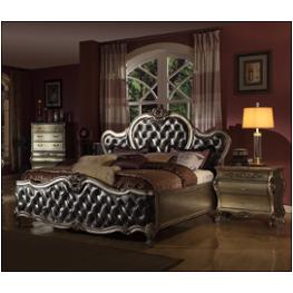 B8302-ck Mc Ferran Home Furnishings Bordeaux - Silver Bedroom Furniture Bed