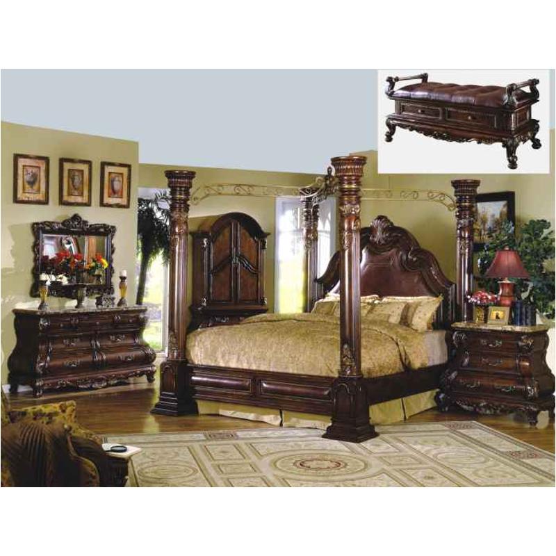 B9088-q Mc Ferran Home Furnishings Monaco - Dark Brown Bedroom Furniture Bed