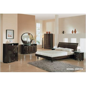 Emily-w Qbg Global Furniture Emily Bedroom Furniture Bed