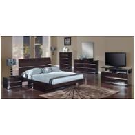 Aurora-we-qb Global Furniture Aurora - Black Bedroom Furniture Bed