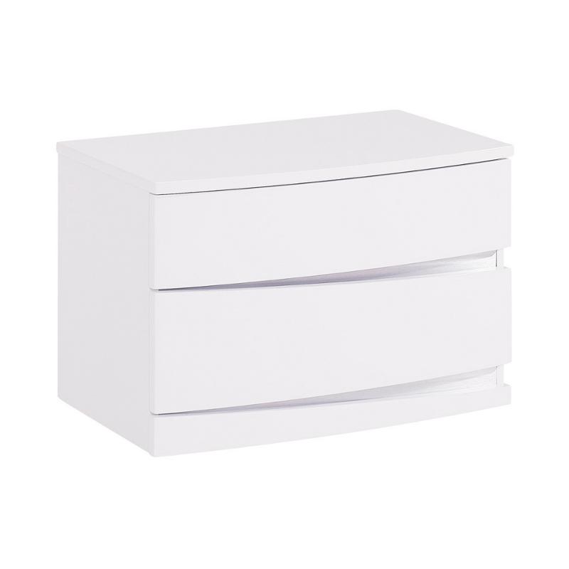 Aurora-wh-ns Global Furniture Aurora - White Bedroom Furniture Nightstand