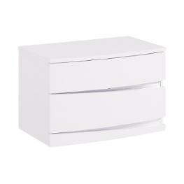 Aurora-wh-ns Global Furniture Aurora - White Bedroom Furniture Nightstand