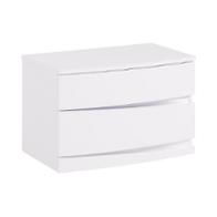 Aurora-wh-ns Global Furniture Aurora - White Bedroom Furniture Nightstand