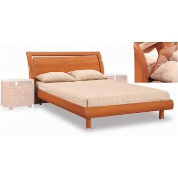 Emily-ch-qb Global Furniture Emily - Cherry Bedroom Furniture Bed