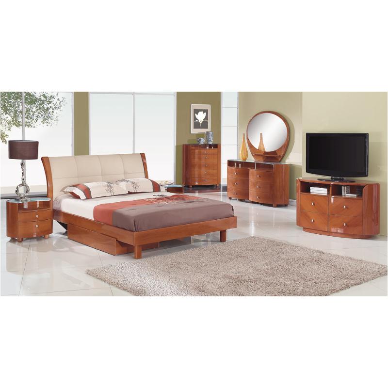 Evelyn-ch-fb Global Furniture Evelyn - Cherry Bedroom Furniture Bed