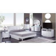 Evelyn-wh-qb Global Furniture Evelyn - White Bedroom Furniture Bed