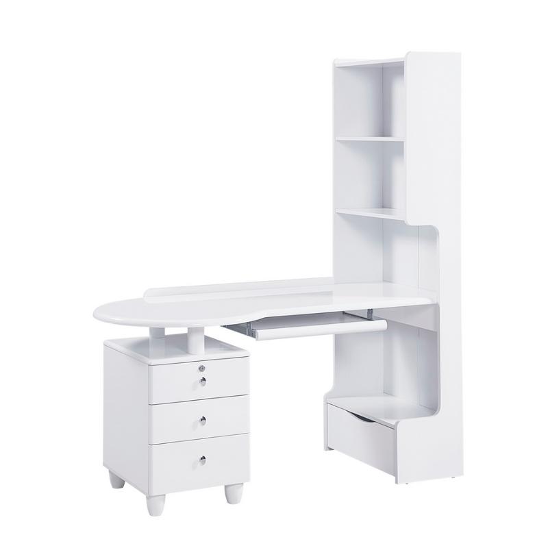 Evelyn-wh-sd Global Furniture Evelyn - White Bedroom Furniture Desk