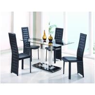 D2108dt-bl Global Furniture 2108 Dining Room Furniture Dinette Table