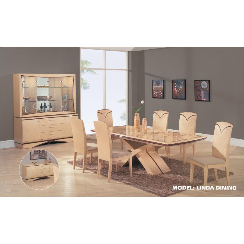 Linda-dt Global Furniture Linda Dining Room Furniture Dining Table