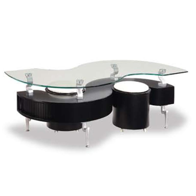 288c-black/white Global Furniture 288 Living Room Furniture Cocktail Table