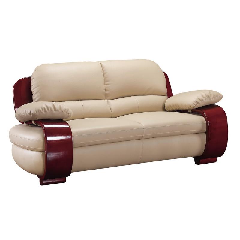 965-l Leather Match - Cappuccino Global Furniture 965 Leather Match - Cappuccino Living Room Furniture Loveseat