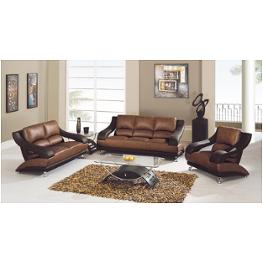 U982-s Bonded - Tan/brown Global Furniture U982 Bonded - Tan And Brown Living Room Furniture Sofa