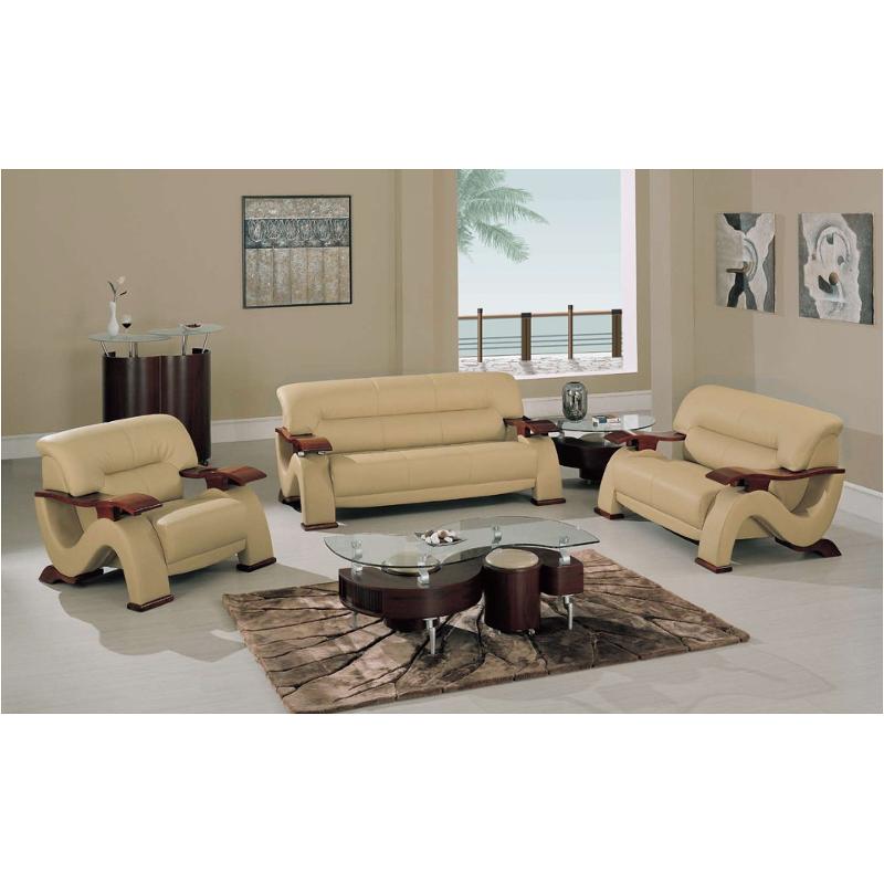 U2033-s Leather Match - Cappuccino Global Furniture U2033 Leather Match - Cappuccino Living Room Furniture Sofa