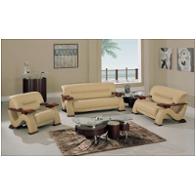 U2033-s Leather Match - Cappuccino Global Furniture U2033 Leather Match - Cappuccino Living Room Furniture Sofa