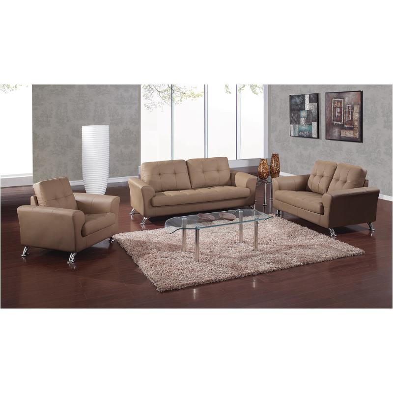 2218-s Bonded - Camel Global Furniture 2218 Bonded - Camel Living Room Furniture Sofa