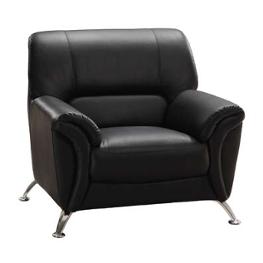U9103-c Vinyl - Black Global Furniture U9103 - Black Living Room Furniture Living Room Chair