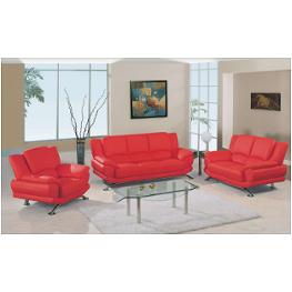 U9908-s Bonded - Red Global Furniture U9908 Bonded - Red Living Room Furniture Sofa