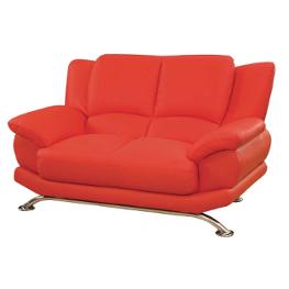 U9908-l Bonded - Red Global Furniture U9908 Bonded - Red Living Room Furniture Loveseat