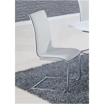 D490dc-wh Global Furniture 490 Dining Room Furniture Dinette Chair