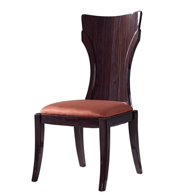D52-wenge-dc Global Furniture 52 - Wenge Dining Room Furniture Dinette Chair