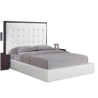 Metro-ww-kb Global Furniture Metro - White And Wenge Bedroom Furniture Bed
