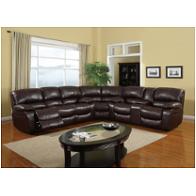 U8122-sectional-w Bonded - Burgundy Global Furniture U8122 Bonded - Burgundy Living Room Furniture Sectional