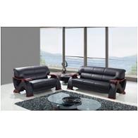 U2033-s Bonded - Black Global Furniture U2033 Bonded - Black Living Room Furniture Sofa