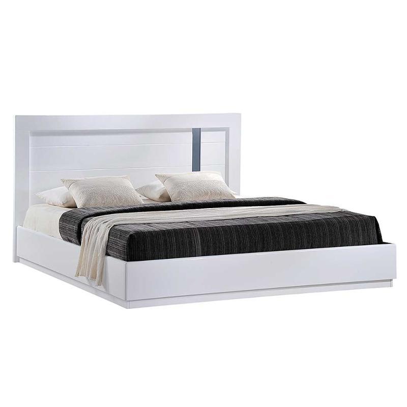 Jody-wh-qb Global Furniture Jody - White Bedroom Furniture Bed