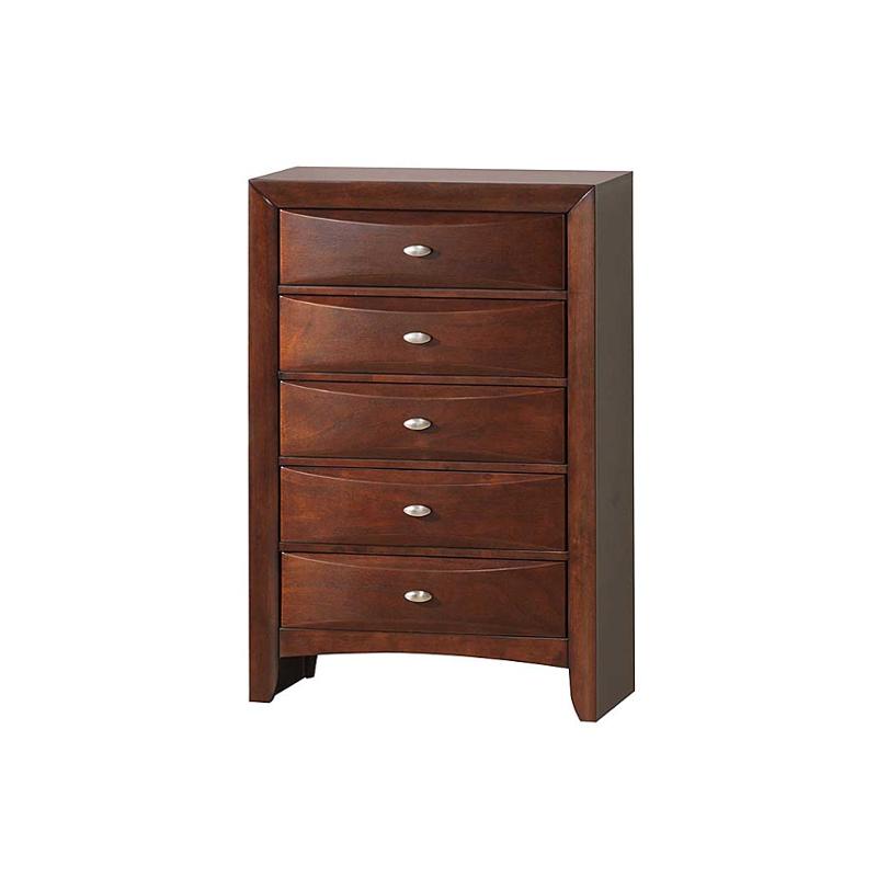 Linda-ma-ch Global Furniture Linda - Merlot Bedroom Furniture Chest