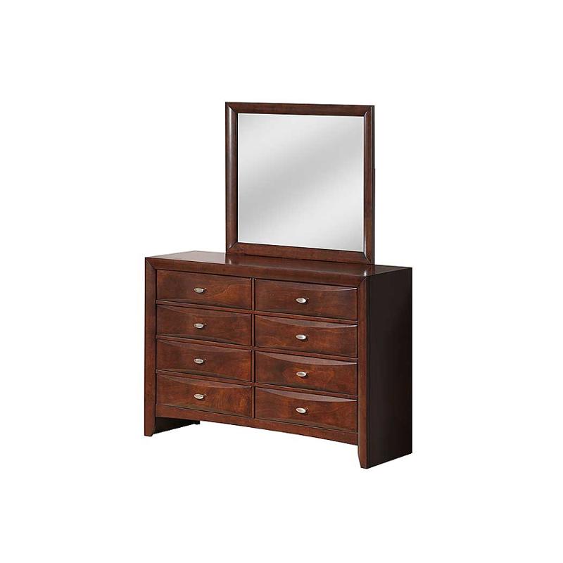 Linda-ma-d Global Furniture Linda - Merlot Bedroom Furniture Dresser