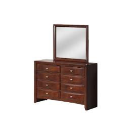 Linda-ma-m Global Furniture Linda - Merlot Bedroom Furniture Mirror