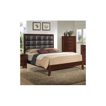 Carolina-m-kb Global Furniture Carolina - Merlot Bedroom Furniture Bed