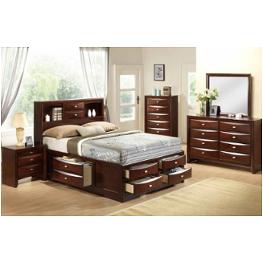 Linda-ma-qb Global Furniture Linda - Merlot Bedroom Furniture Bed