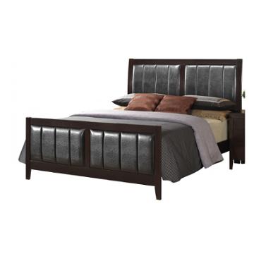 Rosa-ab-kb Global Furniture Rosa - Antique Black And Black Bedroom Furniture Bed