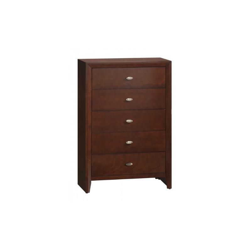 Carolina-m-ch Global Furniture Carolina - Merlot Bedroom Furniture Chest