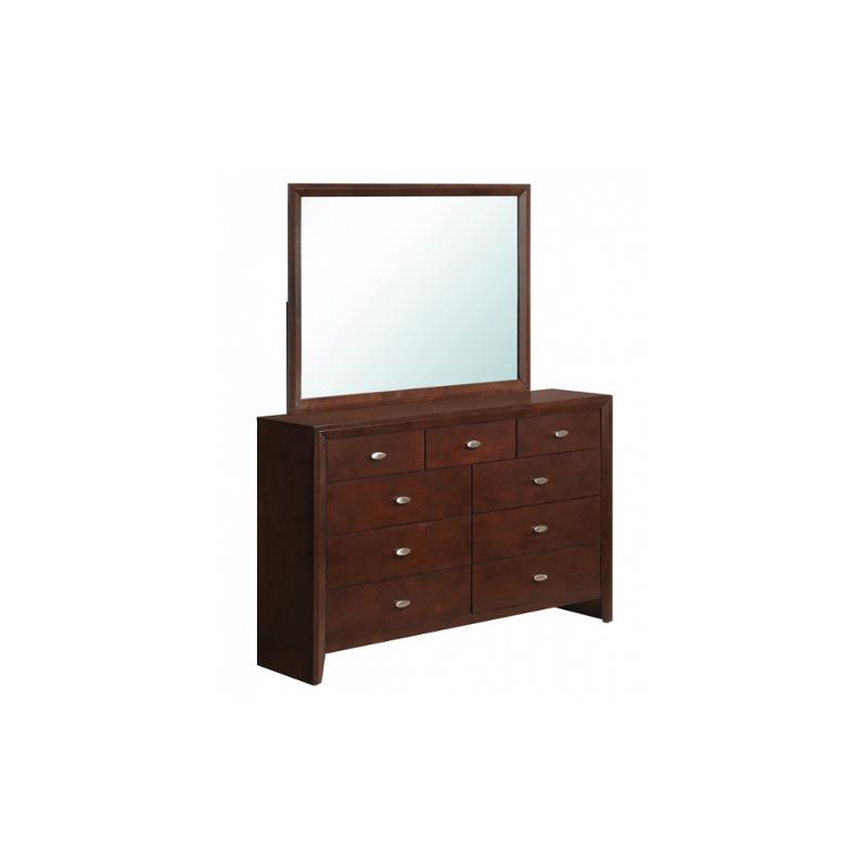 Carolina-m-d Global Furniture Carolina - Merlot Bedroom Furniture Dresser