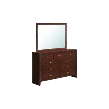 Carolina-m-d Global Furniture Carolina - Merlot Bedroom Furniture Dresser