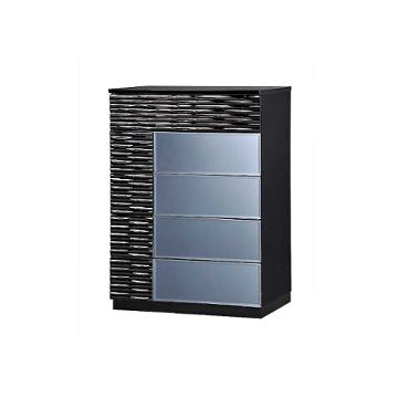 Manhattan-bl-ch Global Furniture Manhattan - Black Bedroom Furniture Chest
