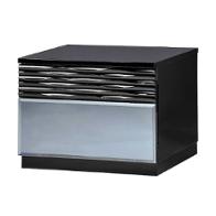 Manhattan-bl-ns Global Furniture Manhattan - Black Bedroom Furniture Nightstand