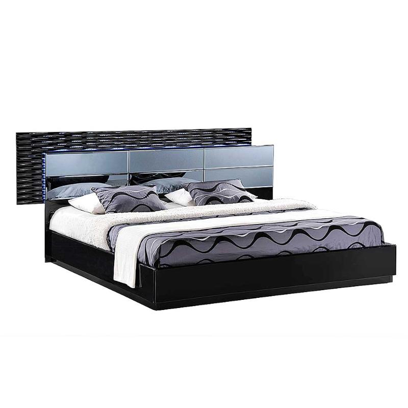 Manhattan-bl-qb Global Furniture Manhattan - Black Bedroom Furniture Bed