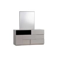 Bianca-gs-d Global Furniture Bianca - Gray And Silverline Bedroom Furniture Dresser