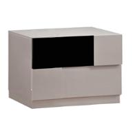 Bianca-gs-ns Global Furniture Bianca - Gray And Silverline Bedroom Furniture Nightstand